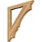 Ekena Millwork Balboa Traditional Rough Sawn Bracket, Western Red Cedar, 4"W x 40"D x 44"H BKT04X40X44BOA01RWR - alternate 1